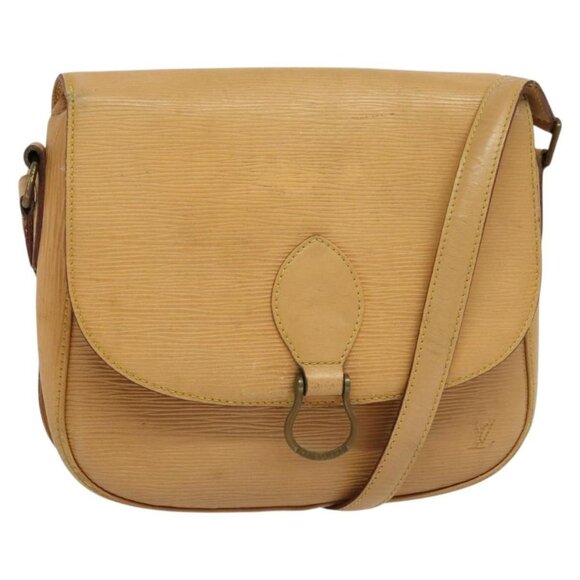 LOUIS VUITTON Epi Saint Cloud GM Shoulder Bag Beige LV Auth - Picture 1 of 16